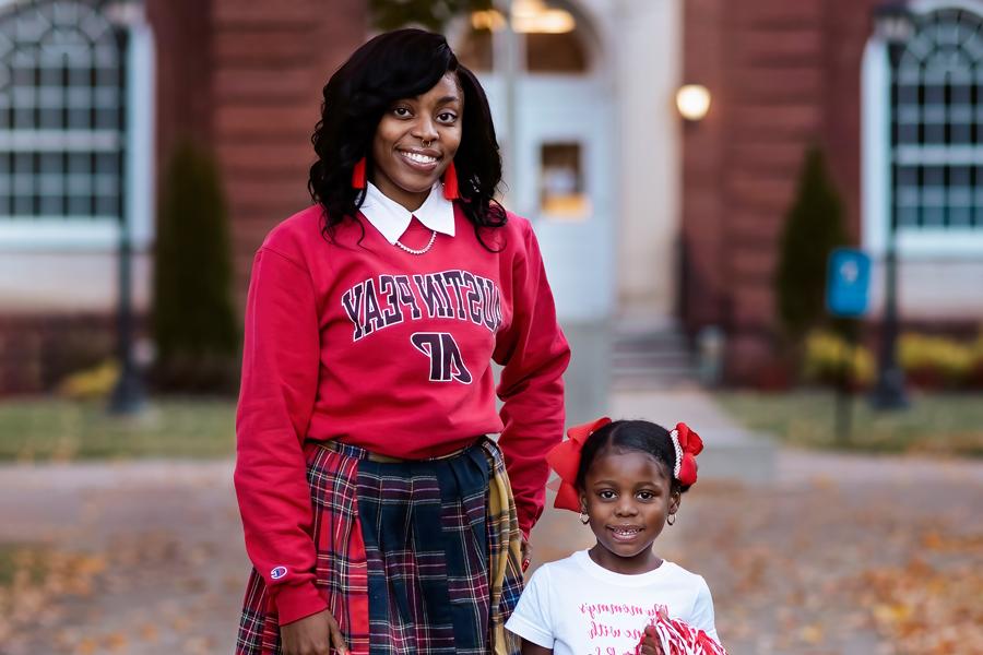 Christaine Patton and her daughter.